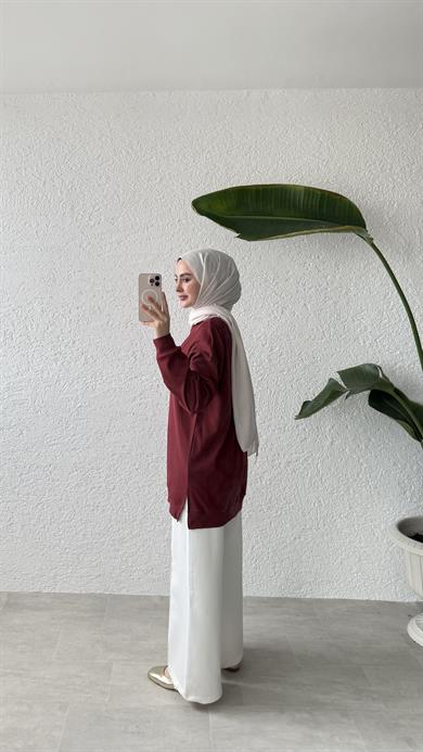 BASIC KAŞKORSE TUNİK - BORDO