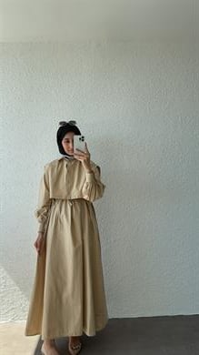 BOLEROLU ELBİSE CAMEL