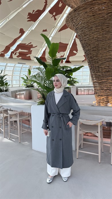 CASUAL TRENÇKOT  - ANTRASİT