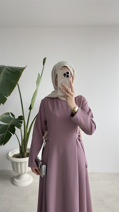 CLEO ELBİSE - GÜL KURUSU 