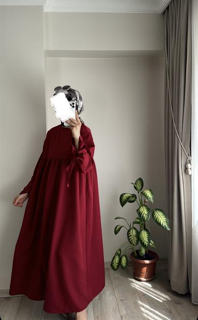 DOHA ELBİSE - BORDO