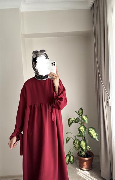 DOHA ELBİSE - BORDO