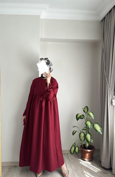 DOHA ELBİSE - BORDO