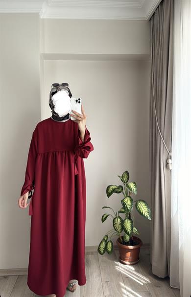DOHA ELBİSE - BORDO