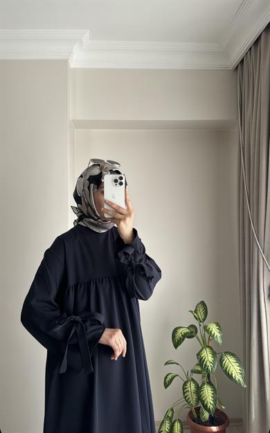 DOHA ELBİSE - LACİVERT