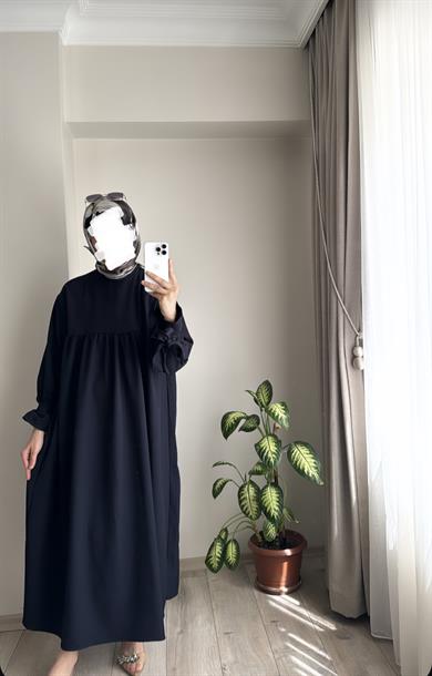 DOHA ELBİSE - LACİVERT