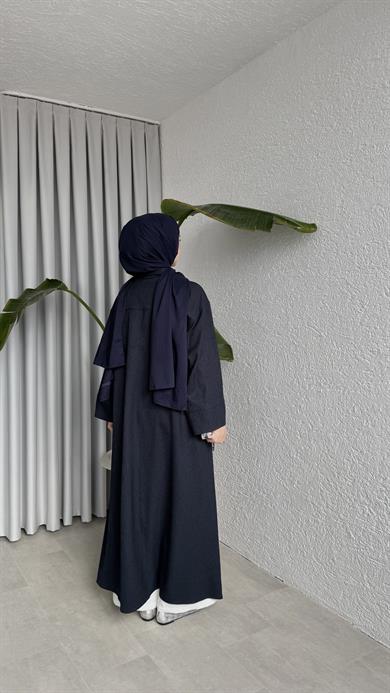 ELORA DÜĞMELİ KAP - LACİVERT