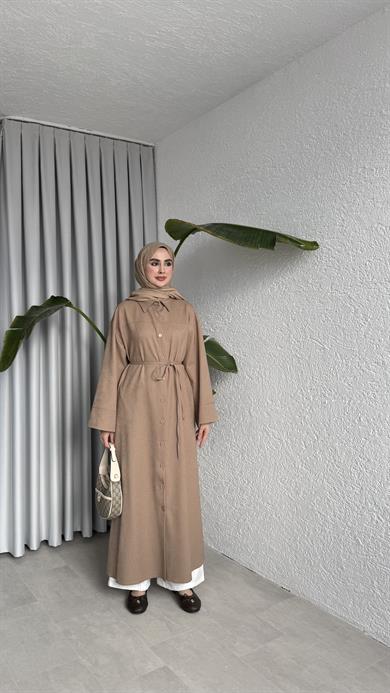 ELORA DÜĞMELİ KAP - VİZON