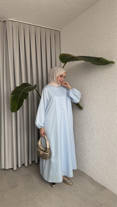 EMNA ELBİSE - BEBE MAVİSİ