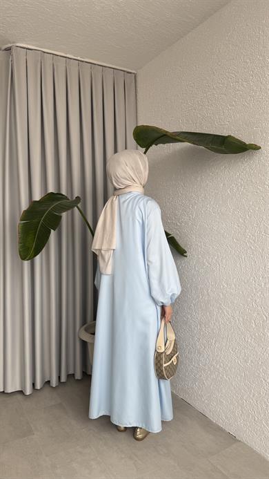 EMNA ELBİSE - BEBE MAVİSİ