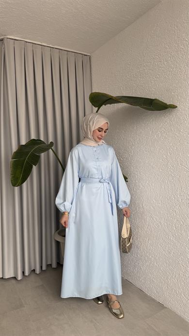 EMNA ELBİSE - BEBE MAVİSİ