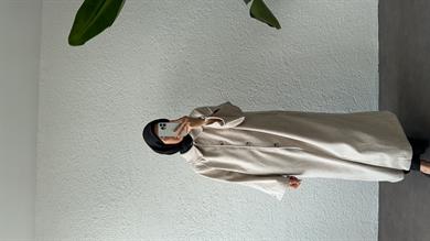 FLEUR KAŞE KABAN - BEJ