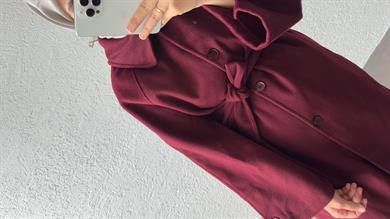 FLEUR KAŞE KABAN - BORDO