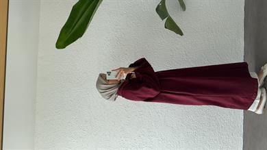 FLEUR KAŞE KABAN - BORDO