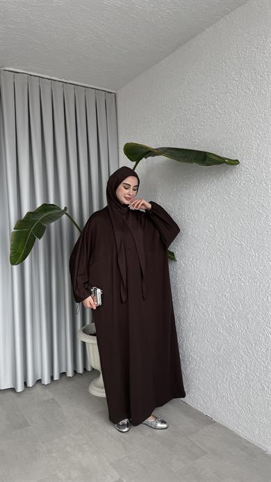 MAHYA ELBİSE - KAHVE