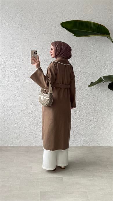GÜL DİKİŞLİ KABAN - CAMEL 