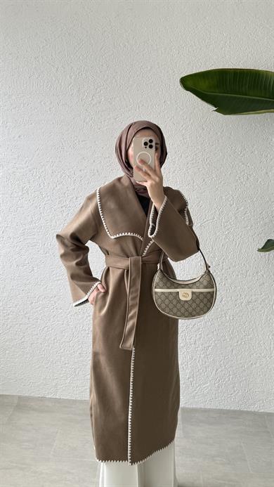 GÜL DİKİŞLİ KABAN - CAMEL 