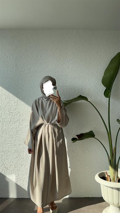 İNCİA ELBİSE - BEJ