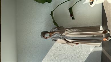 İNCİA ELBİSE - BEJ