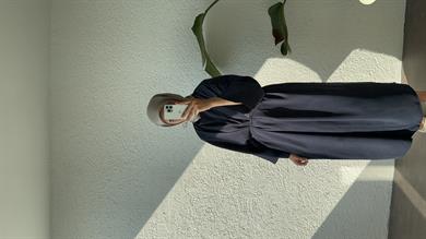 İNCİA ELBİSE - LACİVERT