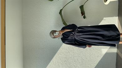 İNCİA ELBİSE - LACİVERT