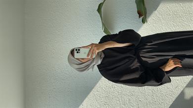 İNCİA ELBİSE - SİYAH