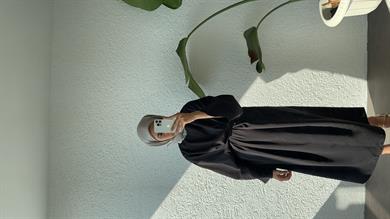 İNCİA ELBİSE - SİYAH