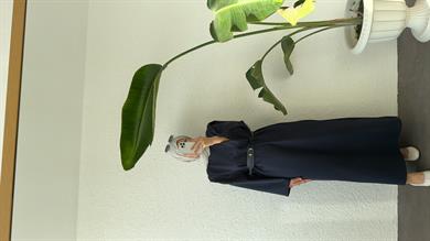 KEMERLİ SCUBA ELBİSE- LACİVERT