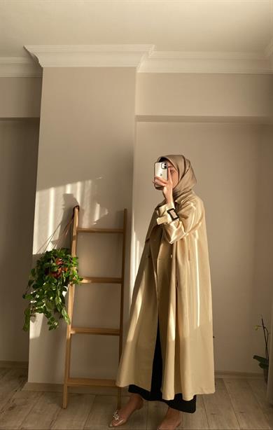 KLASİK TRENÇKOT BEJ