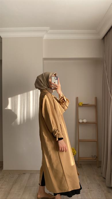KLASİK TRENÇKOT CAMEL