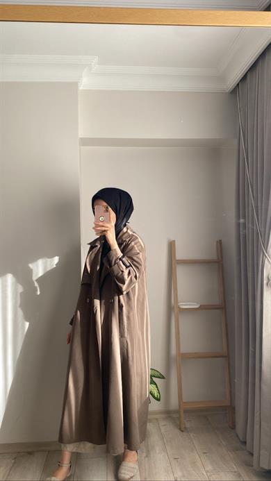 KLASİK TRENÇKOT KAHVE