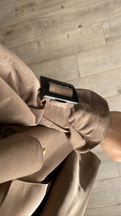 KLASİK TRENÇKOT KAHVE