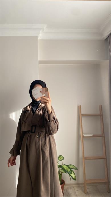 KLASİK TRENÇKOT KAHVE