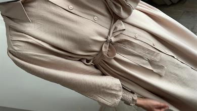 KOL GİPELİ SANTRA ELBİSE TAŞ