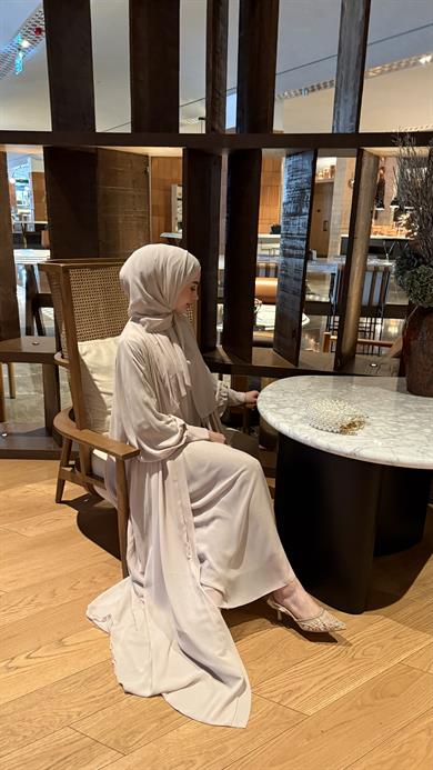 LAREEN ABAYA & FERACE - BEJ