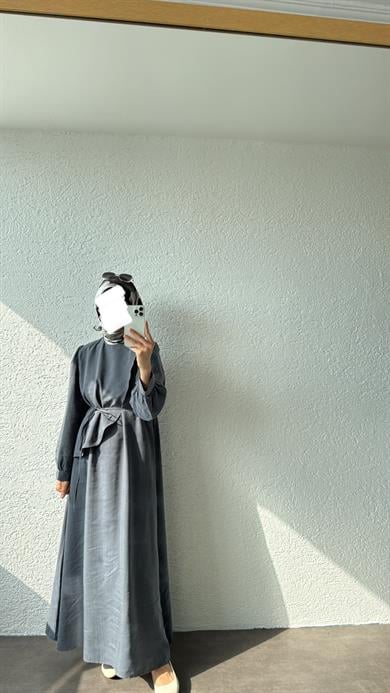 LEUR ELBİSE - ANTRASİT 