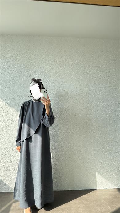 LEUR ELBİSE - ANTRASİT 