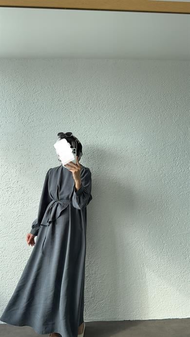 LEUR ELBİSE - ANTRASİT 