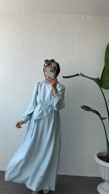 LEUR ELBİSE - MAVİ