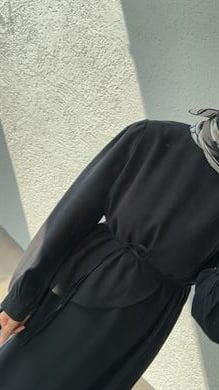 LEUR ELBİSE - SİYAH