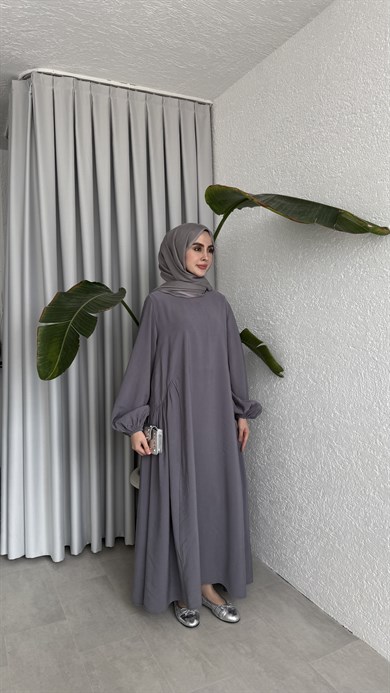 LOTUS CUPRA ELBİSE - ANTRASİT