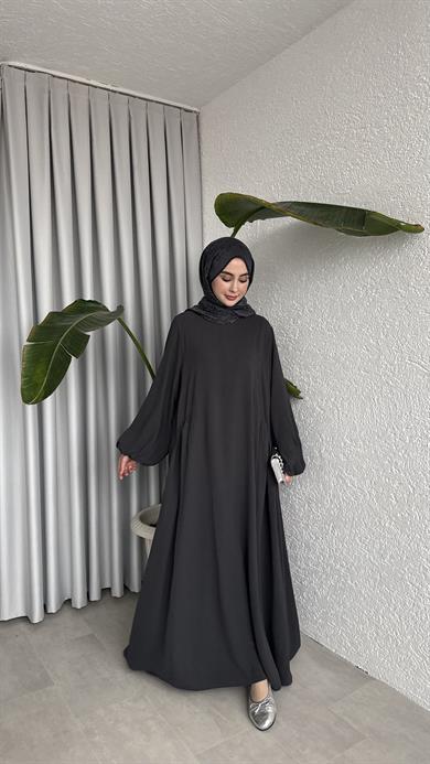 LOTUS ELBİSE ANTRASİT