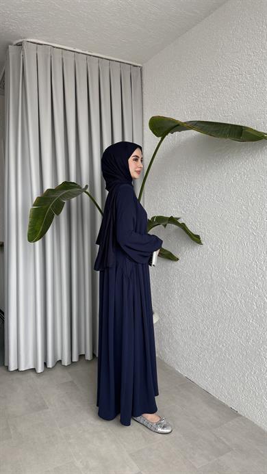 LOTUS ELBİSE LACİVERT