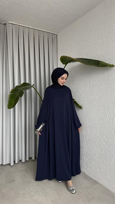 LOTUS ELBİSE LACİVERT