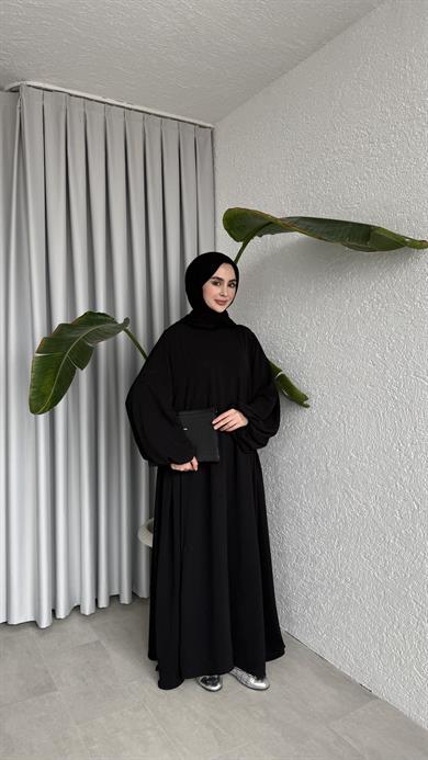 LOTUS ELBİSE SİYAH 