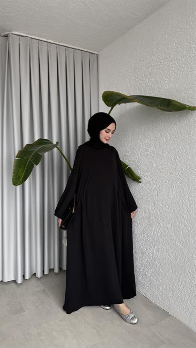 LOTUS ELBİSE SİYAH 