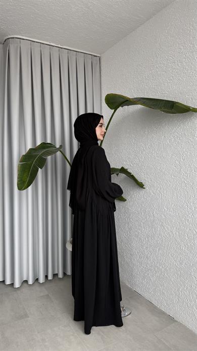 LOTUS ELBİSE SİYAH 
