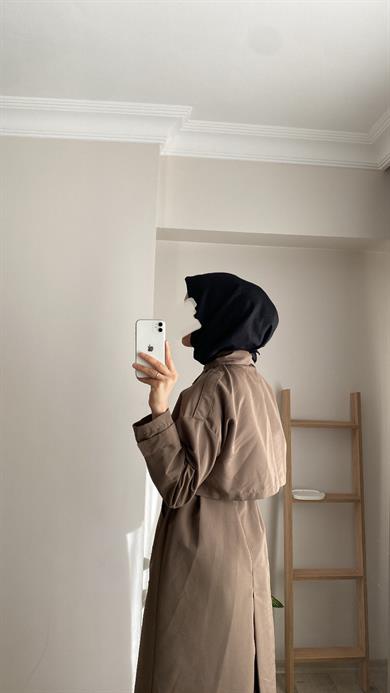 MATHİLDA TRENÇ KAHVE