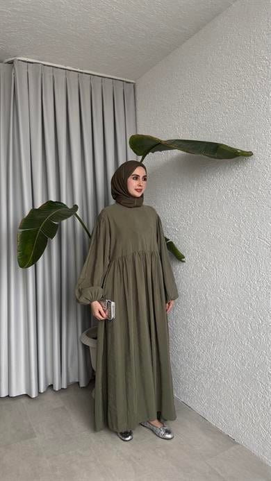 MAVERA CUPRA ELBİSE - HAKİ