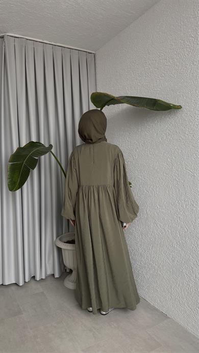 MAVERA CUPRA ELBİSE - HAKİ